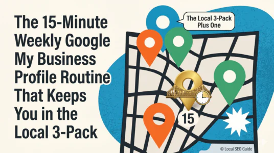 The 15-Minute Weekly Google My Business Profile Routine That Keeps You in the Local 3-Pack