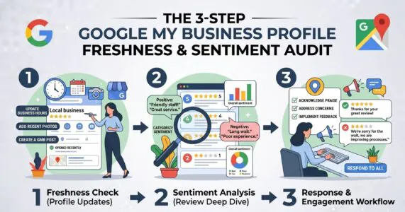 The 3-Step Google My Business Profile Freshness & Sentiment Audit: A Practical Workflow for Local Businesses