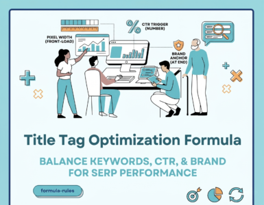 Title Tag Optimization Formula: Balancing Keywords, CTR, and Brand for Maximum SERP Performance