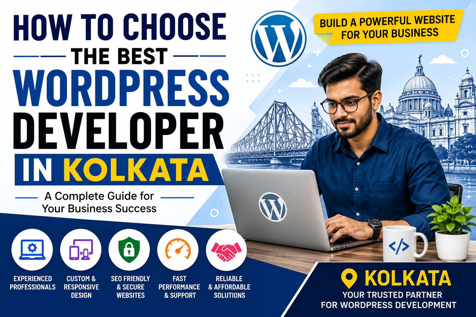 Read more about the article How to Choose the Right WordPress Developer in Kolkata for Your Business